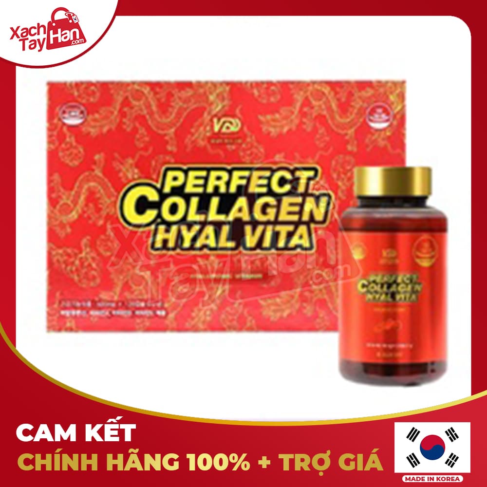 Perfect Hyal Vita - Viên Uống Collagen Cao Cấp Hàn Quốc - Hộp 120 viên