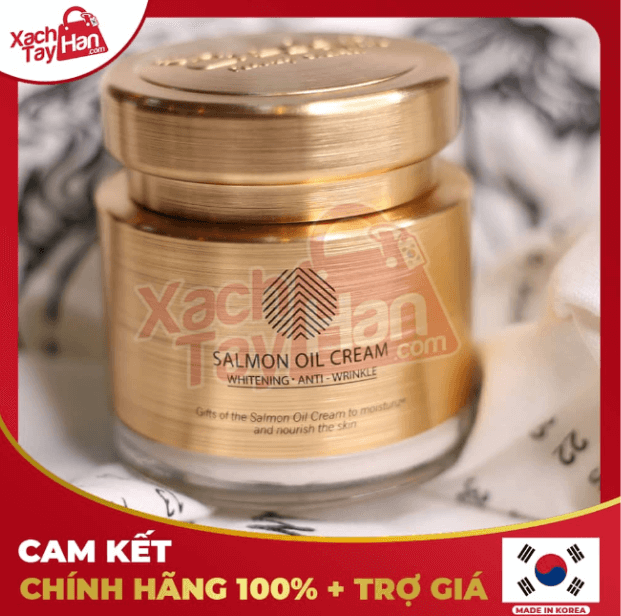 Kem dưỡng cá hồi Hàn Quốc Cre8skin Salmon Oil Cream 80g