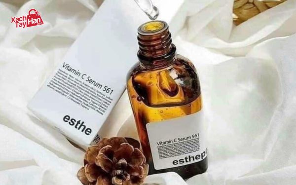 Serum dưỡng trắng Esthepro Vitamin C 561 hộp 100ml từ Hàn Quốc.